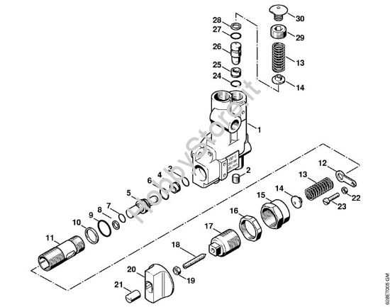 Unità  regolatrice di sicurezza Idropulitrice elettrica (RE) RE 560 W della marca STIHL